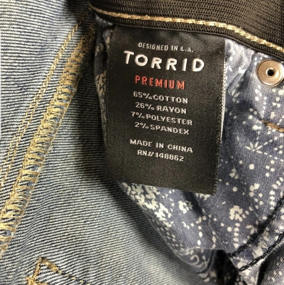 Torrid Sky High Skinny Jean Premium Stretch Medium - Picture 10 of 10